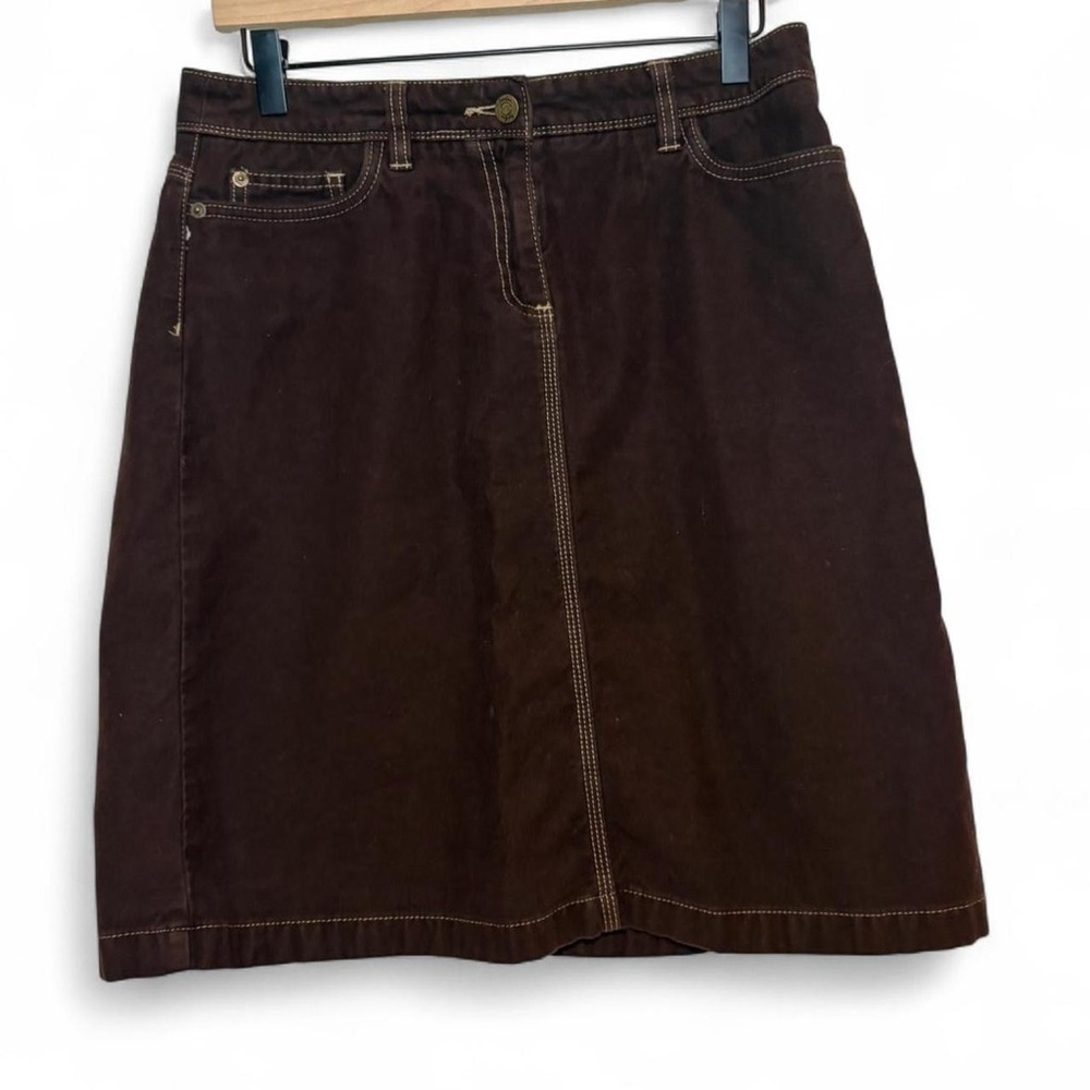 Boden Brown A-Line Skirt